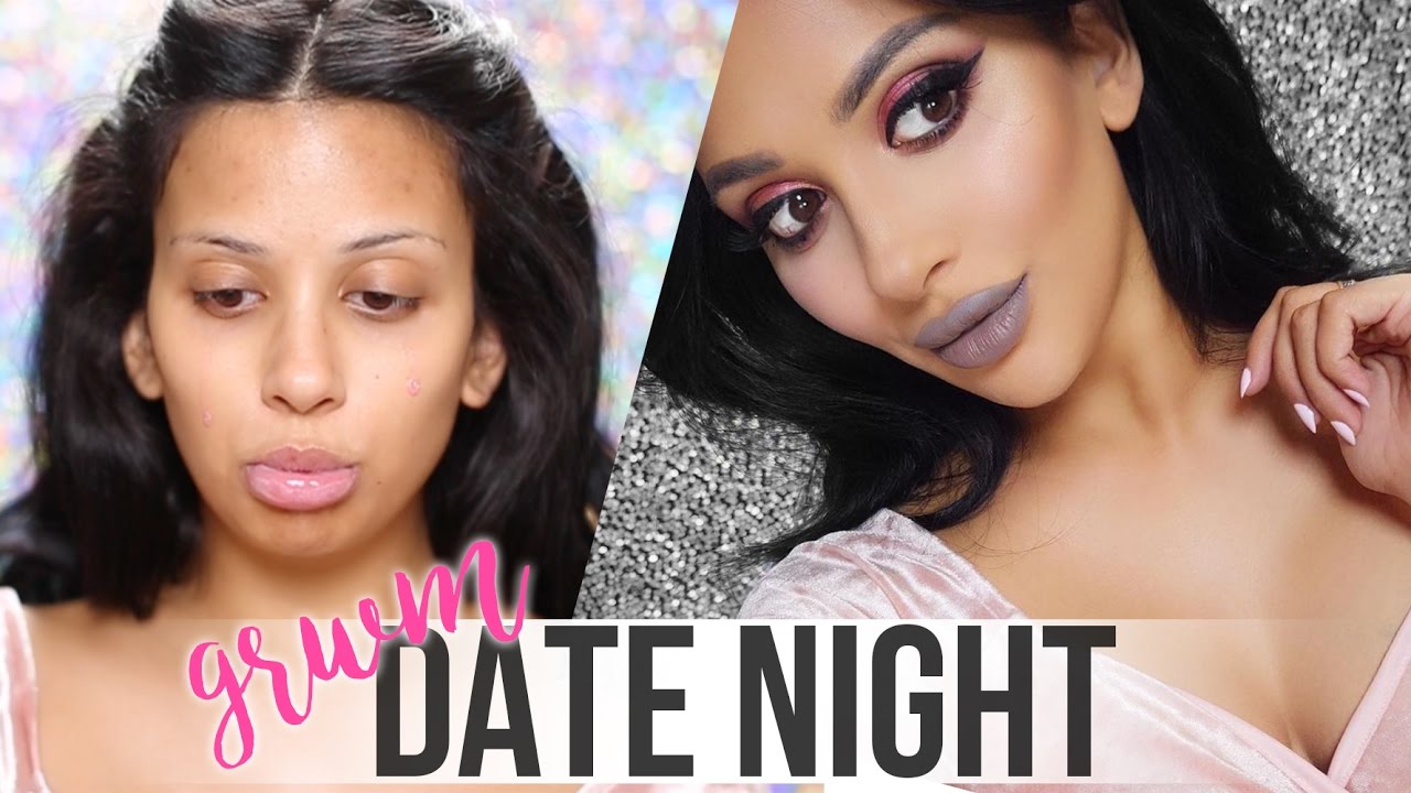 GRWM Date Night | HUDA BEAUTY 3D HIGHLIGHT | irenesarah