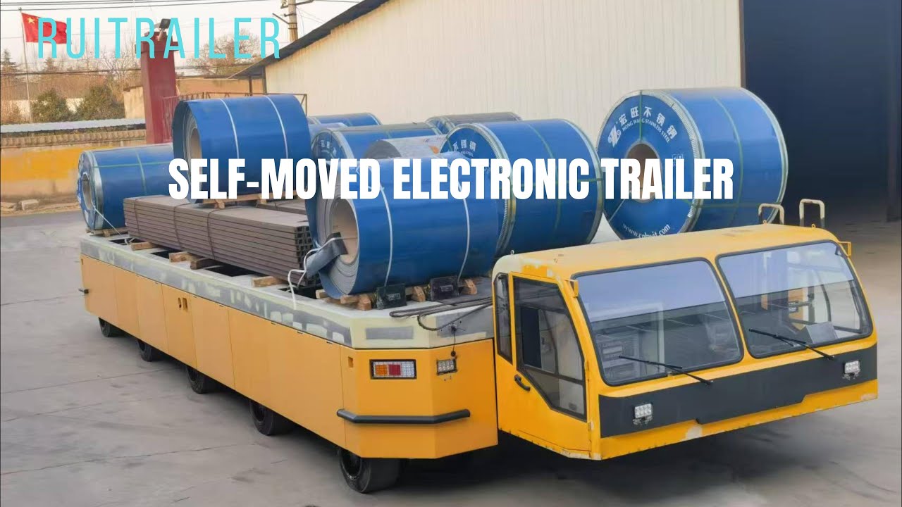 Heavy Load Transport Is Being Revolutionized By Electronic Trailers