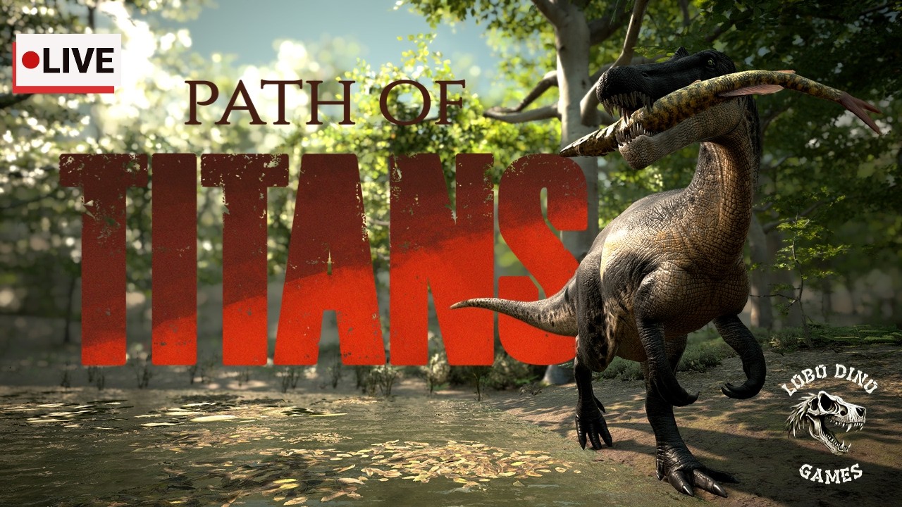 🔴LIVE SAFADA DE PATH OF TITANS!
