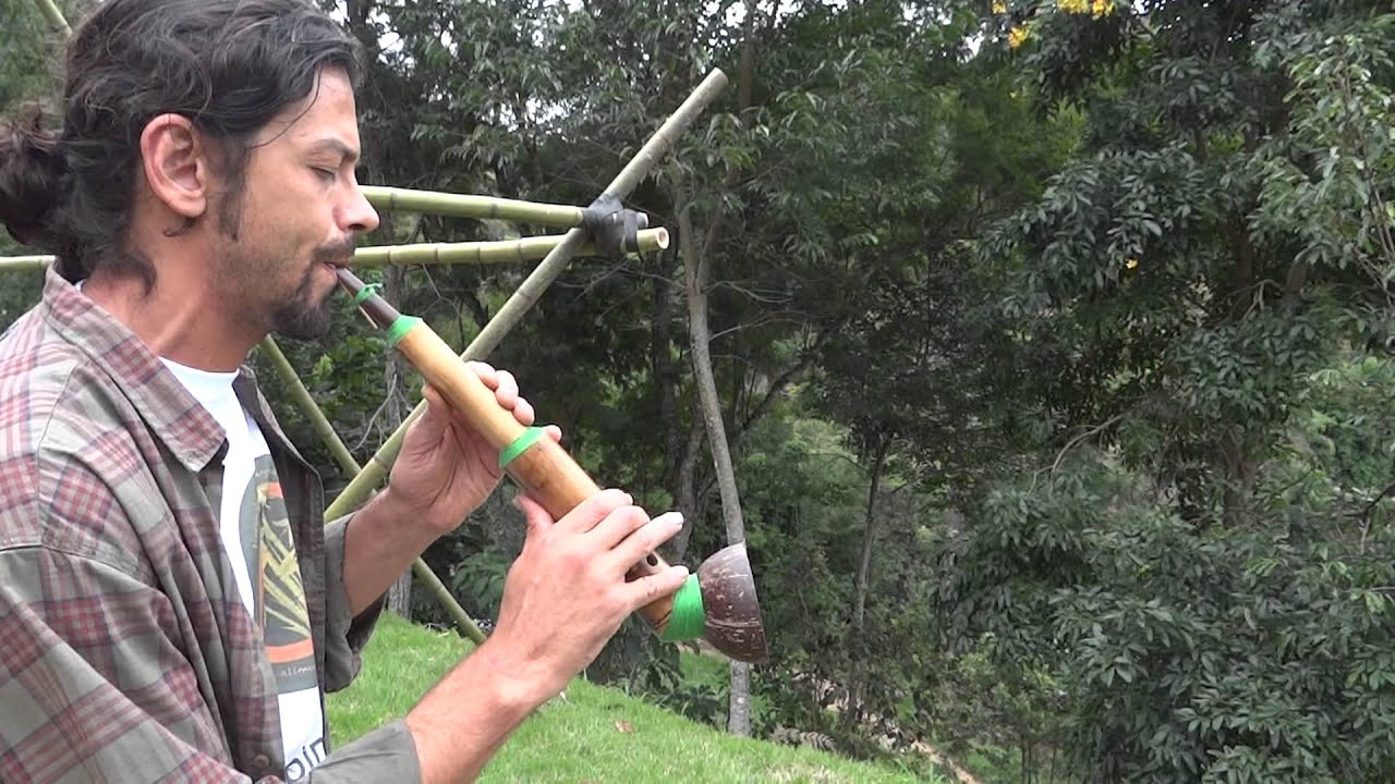 Bamboosax de Daniel Thibau - Instituto Pindorama - Sax de bambu - Bambusax