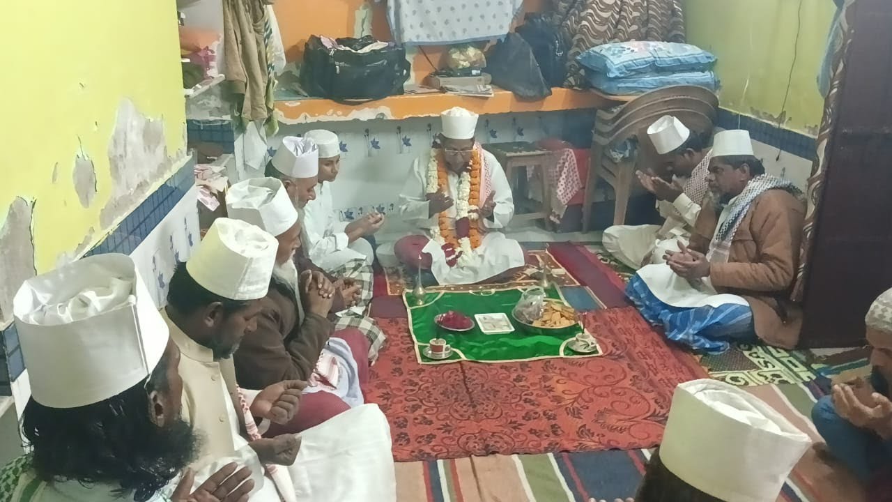 Jumerat fatiha khani maHfil Khana fezane Bismil maderna colony jodhpur Hajrat Sufi Moinuddin Jilani 