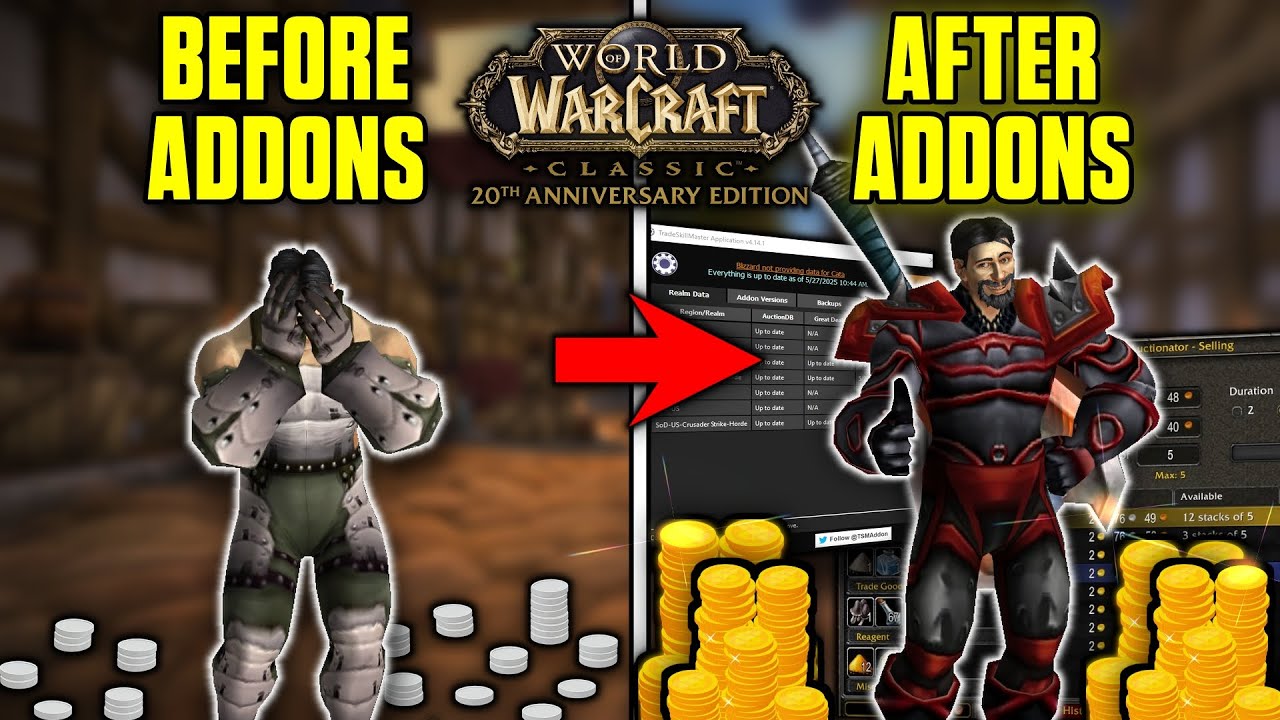 Best Goldmaking Addons in WoW Classic - Get RICH Faster