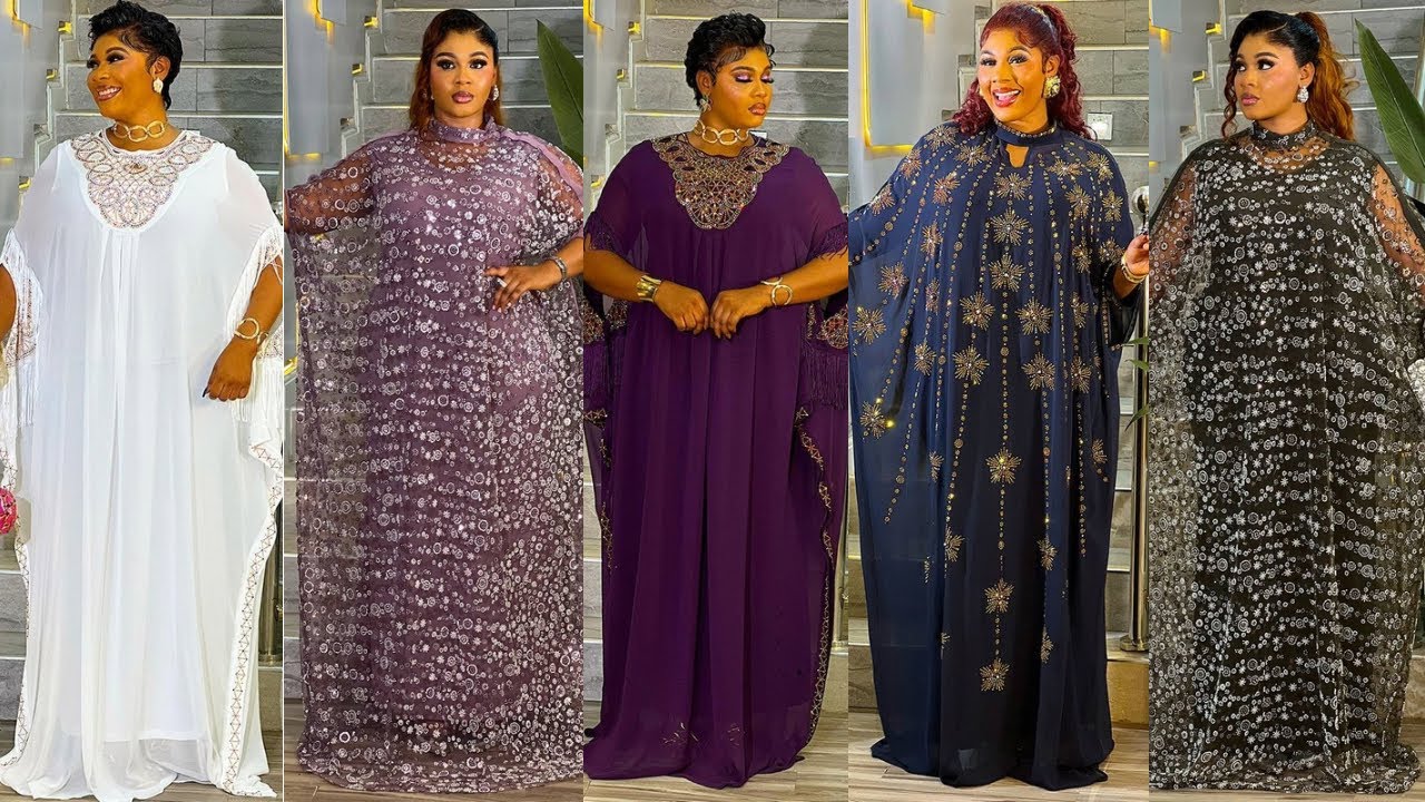 Amazing African Boubou Kaftan Long Dresses #ankarastyles #fashion #usa #style 
