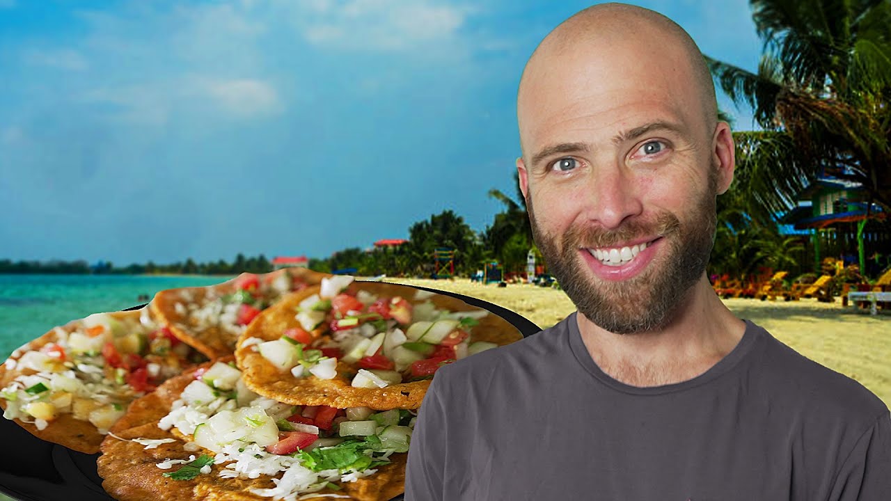 100 Hours in Placencia, Belize!! Belizean Street Food in Placencia!!