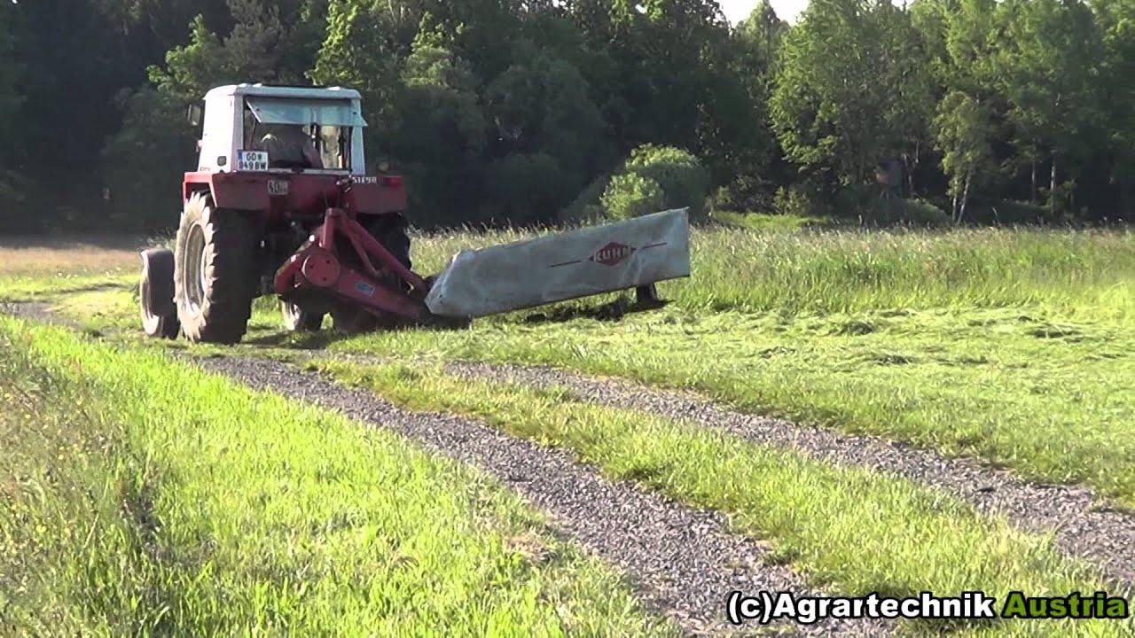 1. Schnitt 2014 - Mähen - Steyr 8090 Turbo + Kuhn GMD