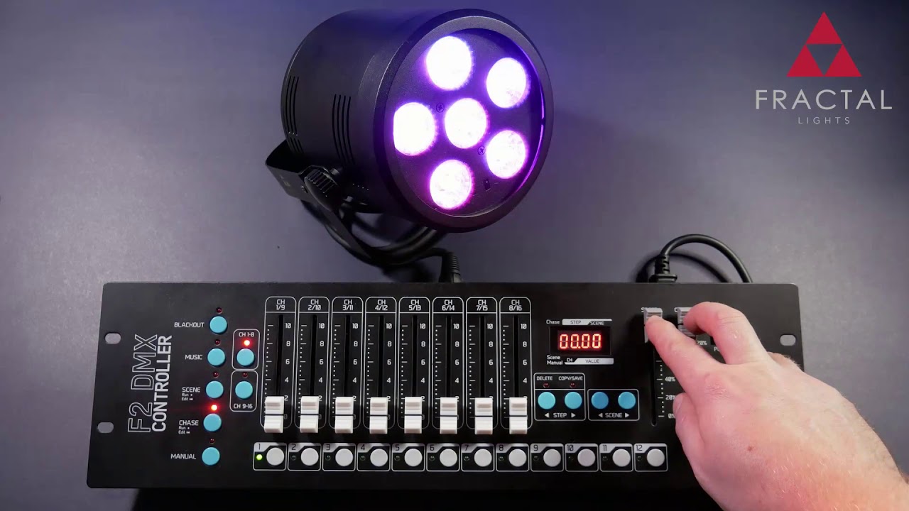 Fractal Lights - F2 DMX CONTROLLER + F3 DMX