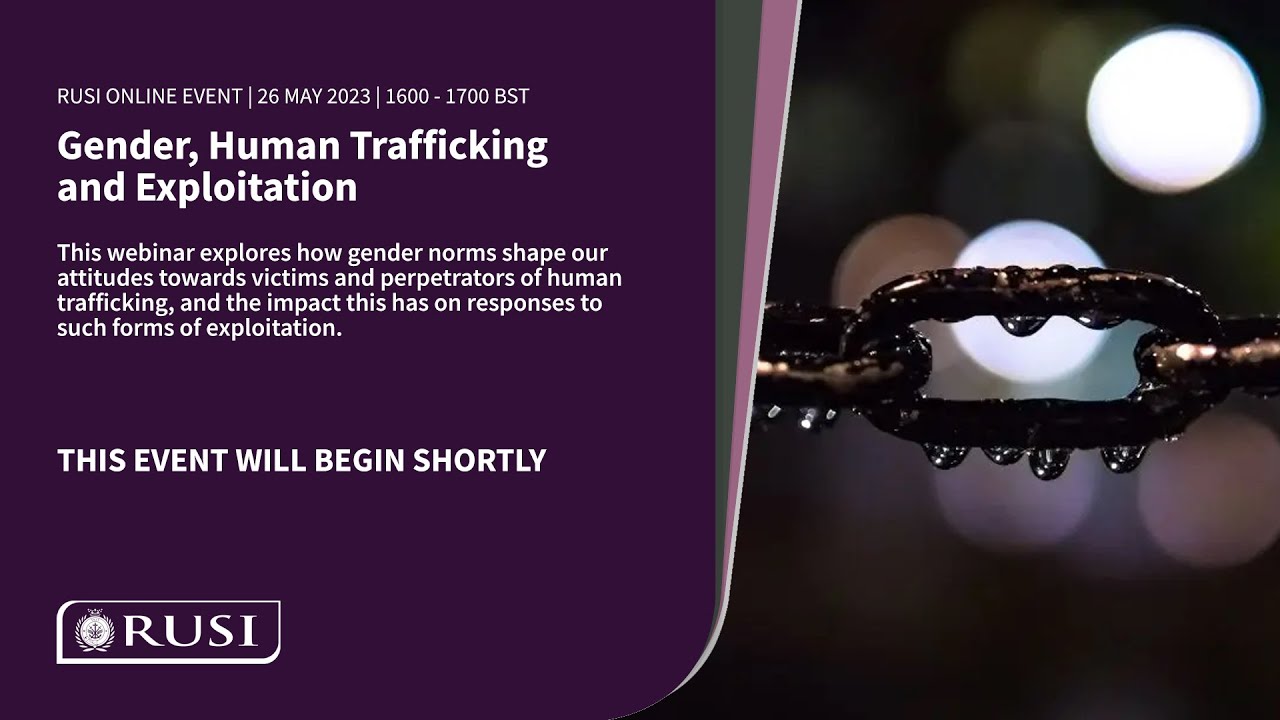 Gender, Human Trafficking and Exploitation