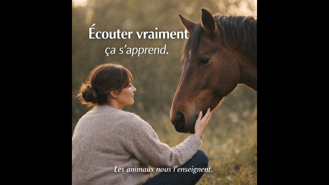 Apprendre à écouter vraiment dans la relation avec nos animaux