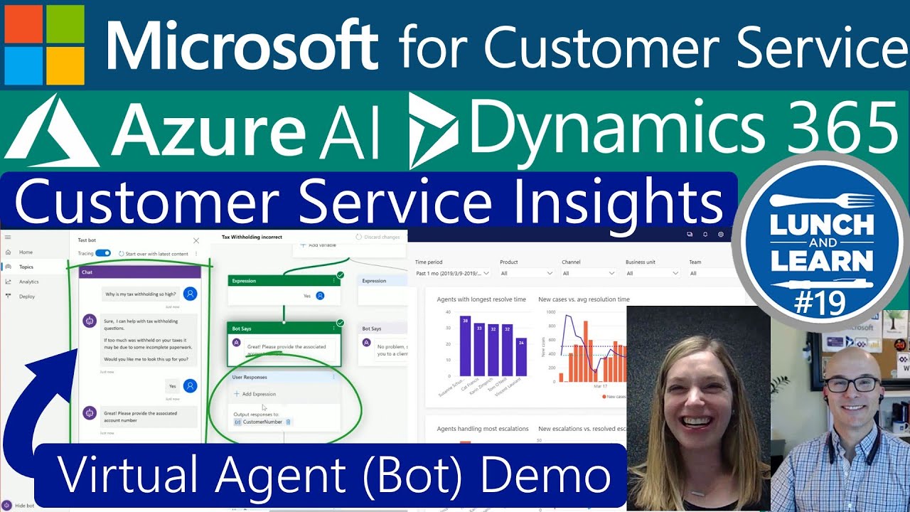19) Microsoft for Customer Service | Azure AI Dynamics 365 Customer Service Insights & Virtual Agent