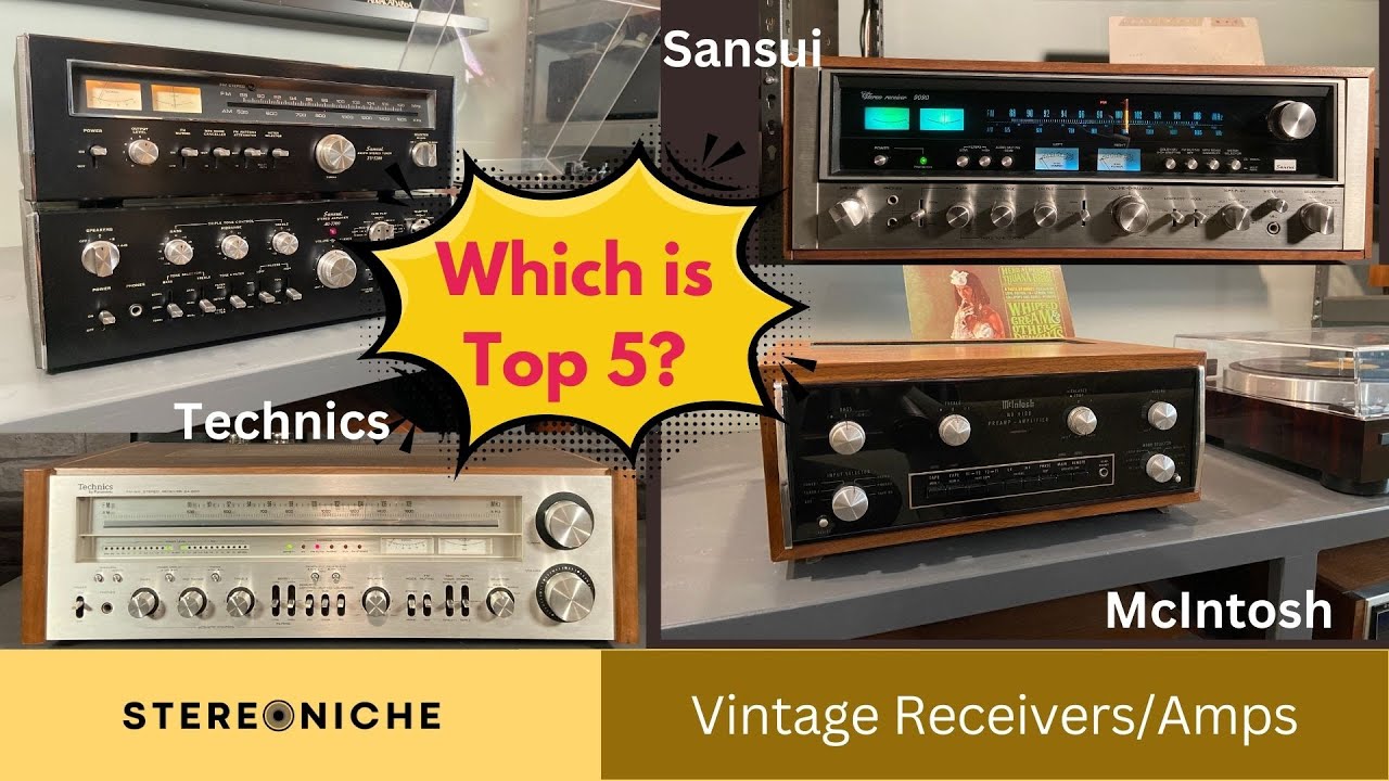 Top 10 Vintage Receivers & Amps Reviewed  - August 2024 - Who made the Top 10, Sansui, Yamaha, who?