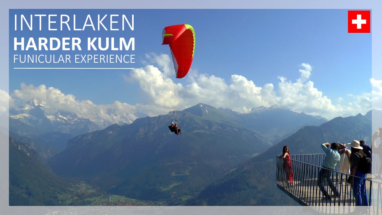 HARDER KULM, INTERLAKEN │ SWITZERLAND.  Harder Kulm funicular experience + Interlaken walk around.