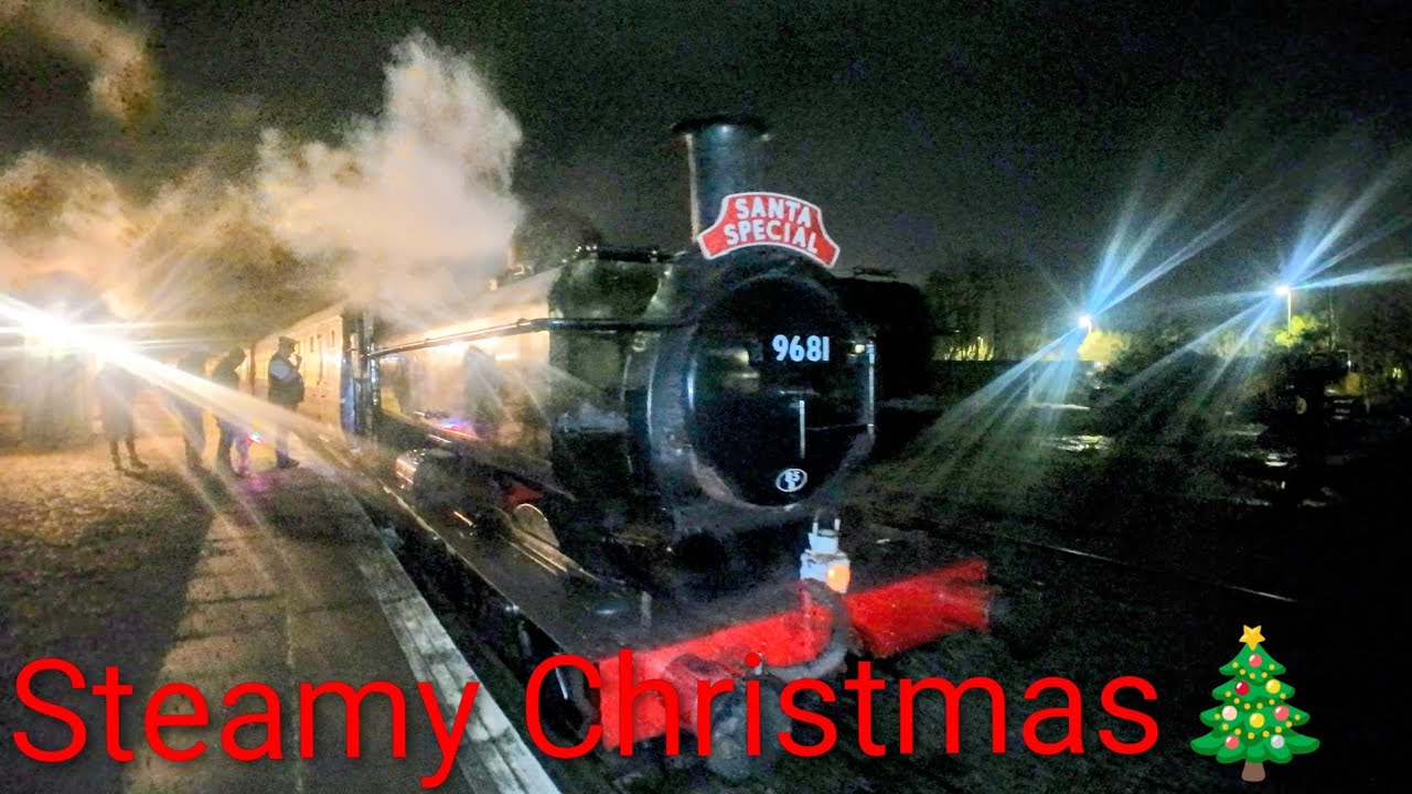 Steam Train at Christmas
