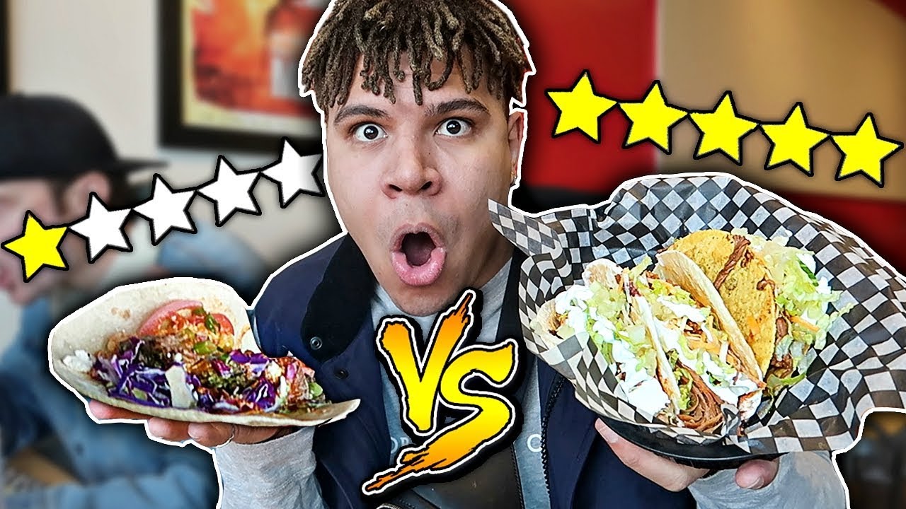 Worst Reviewed Taco (1 STAR) VS Best Reviewed Taco (5 STAR)