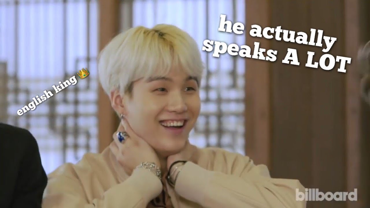Suga english moments you haven’t noticed