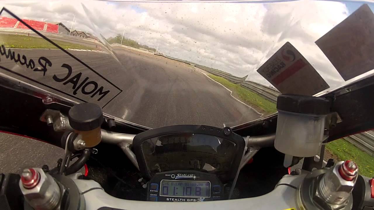 Ducati 848 Evo Corse SE onboard on Padborg Park race track