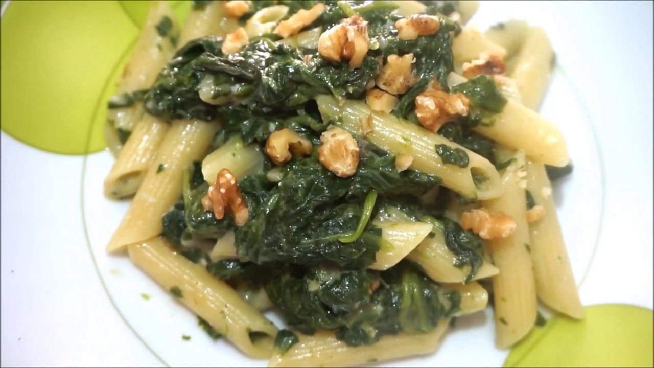 PASTA CON SPINACI GORGONZOLA E NOCI!