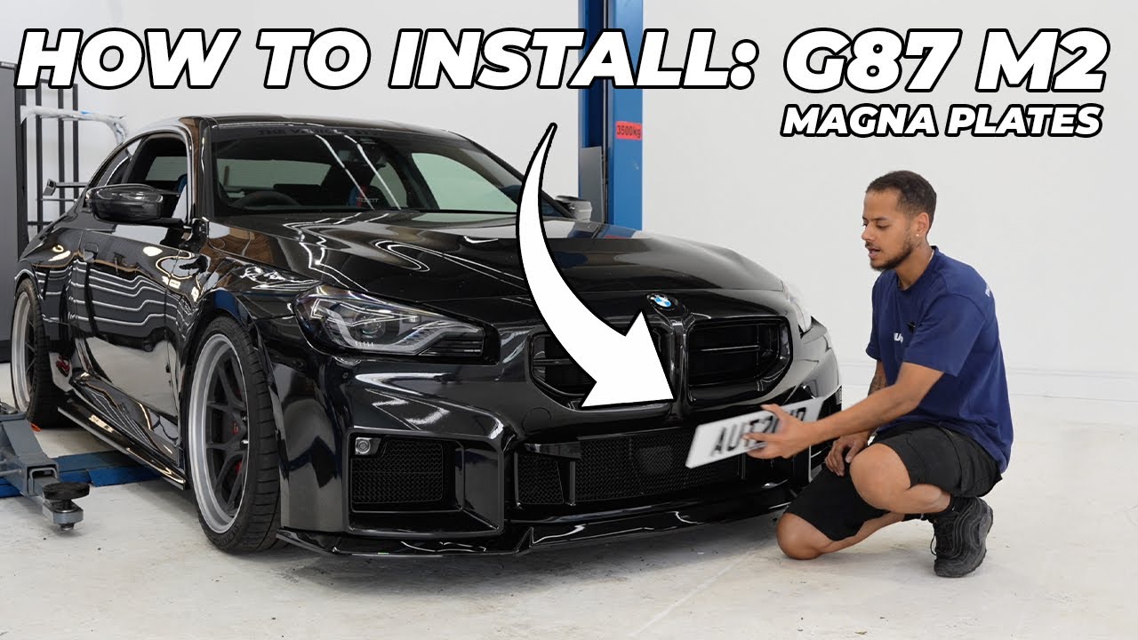 How To Install Magnetic Number Plates On the BMW G87 | Magna Plates