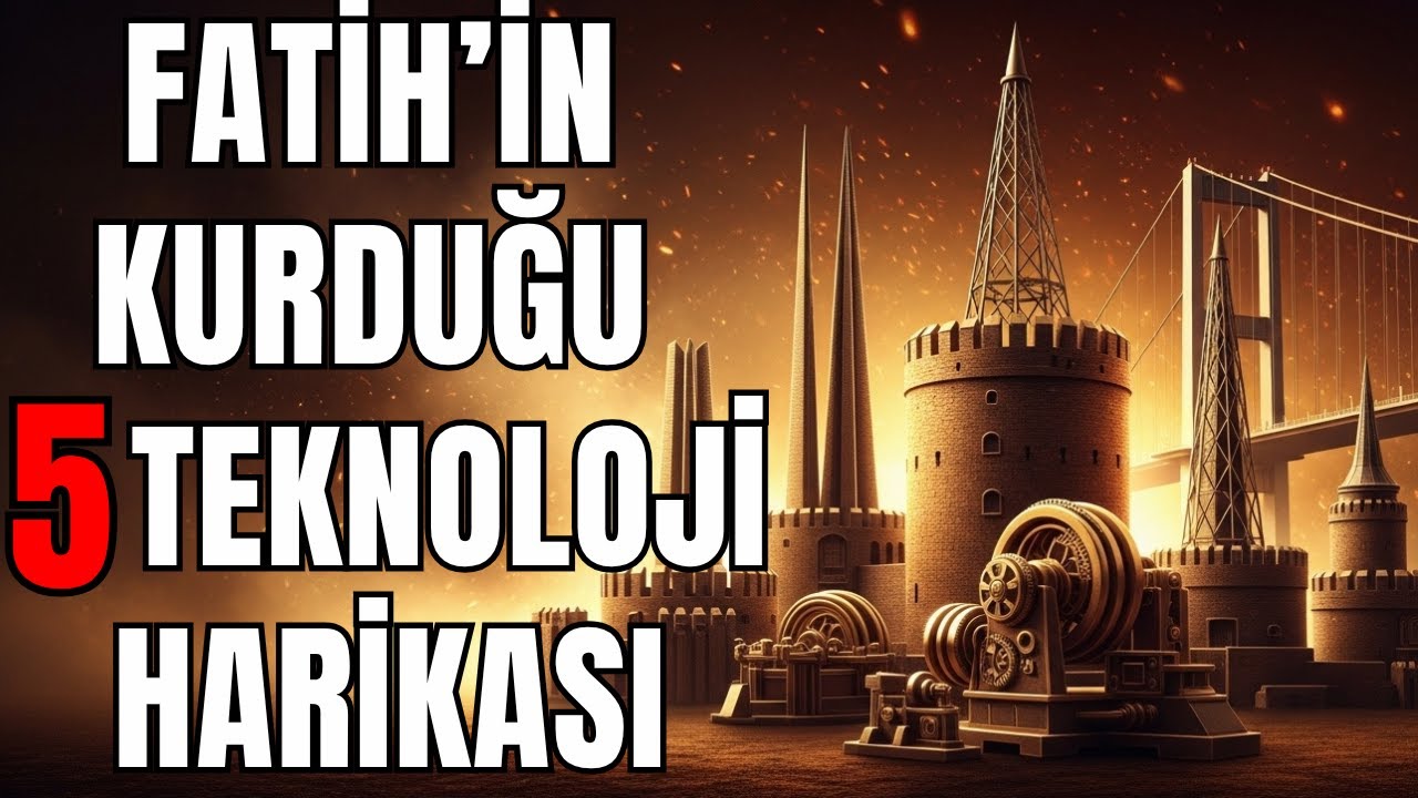 FATİH SULTAN MEHMET’İN KURDUĞU 5 TEKNOLOJİ HARİKASI YAPI - OSMANLI TARİHİ