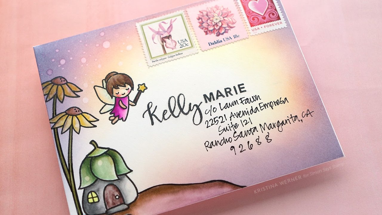 Monthly Mail Art - January 2017 - Simon Says Stamp