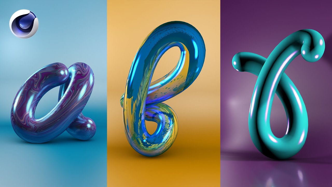 Create 3D letters with these simple steps | Cinema 4D tutorial