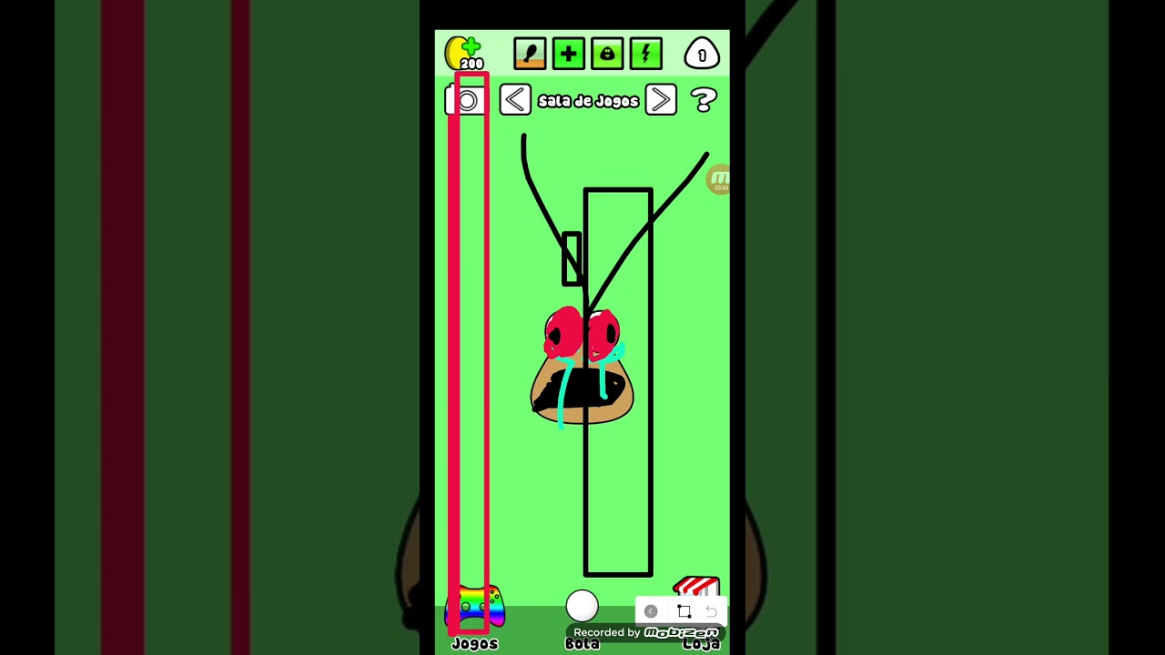 O Pou fez birra no zoológico e ficou de castigo