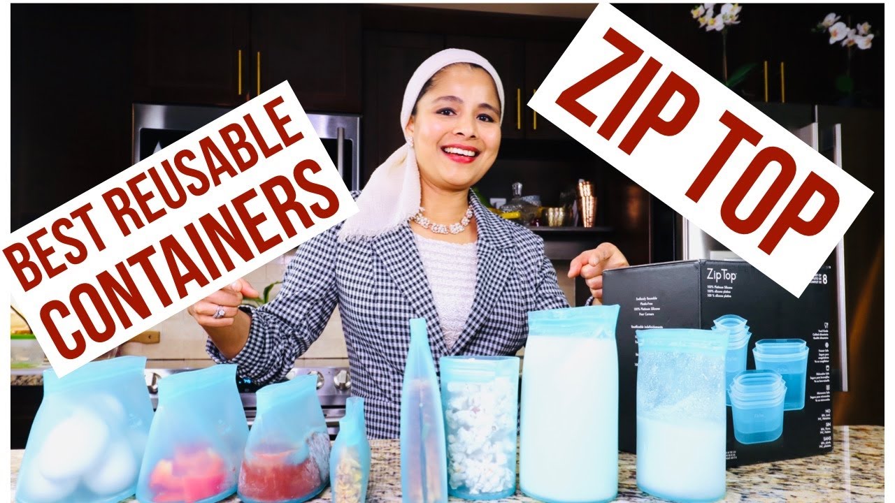 Best Reusable Containers ZipTop | Review | Eco Friendly 100% Platinum Silicone