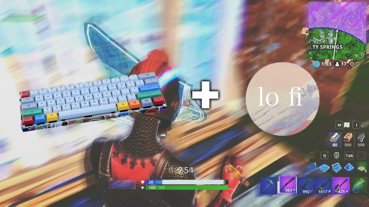 lofi hip hop + keyboard sounds [ducky one 2 mini blue switches]