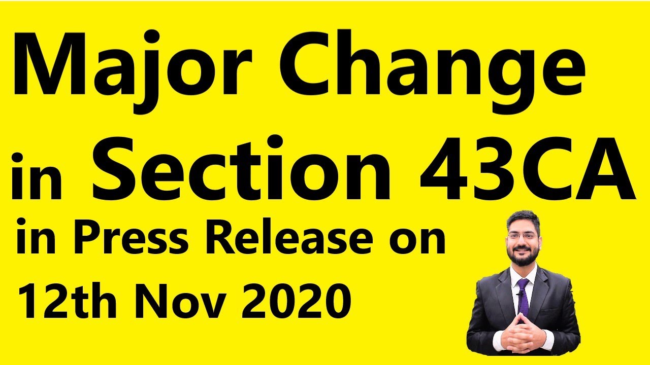 Major Change in Section 43CA of Income Tax Act 1961 | Tolerance Limits 20 Percent | Ca Kushal Soni
