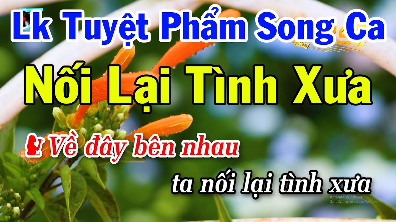 Karaoke Liên Khúc Tuyệt Phẩm Song Ca 2024 | Nối Lại Tình Xưa | Hương Tóc Mạ Non