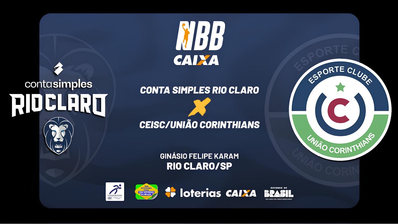 Rio Claro X União Corinthians | NBB Caixa 2025/26 - Com Imagens