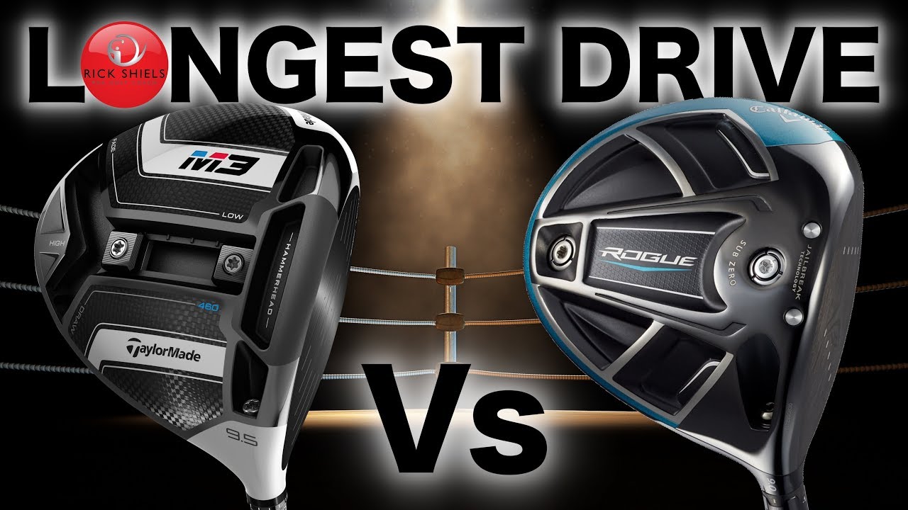 LONGEST DRIVE COMP! TAYLORMADE M3 Vs ROGUE SUB ZERO DRIVER