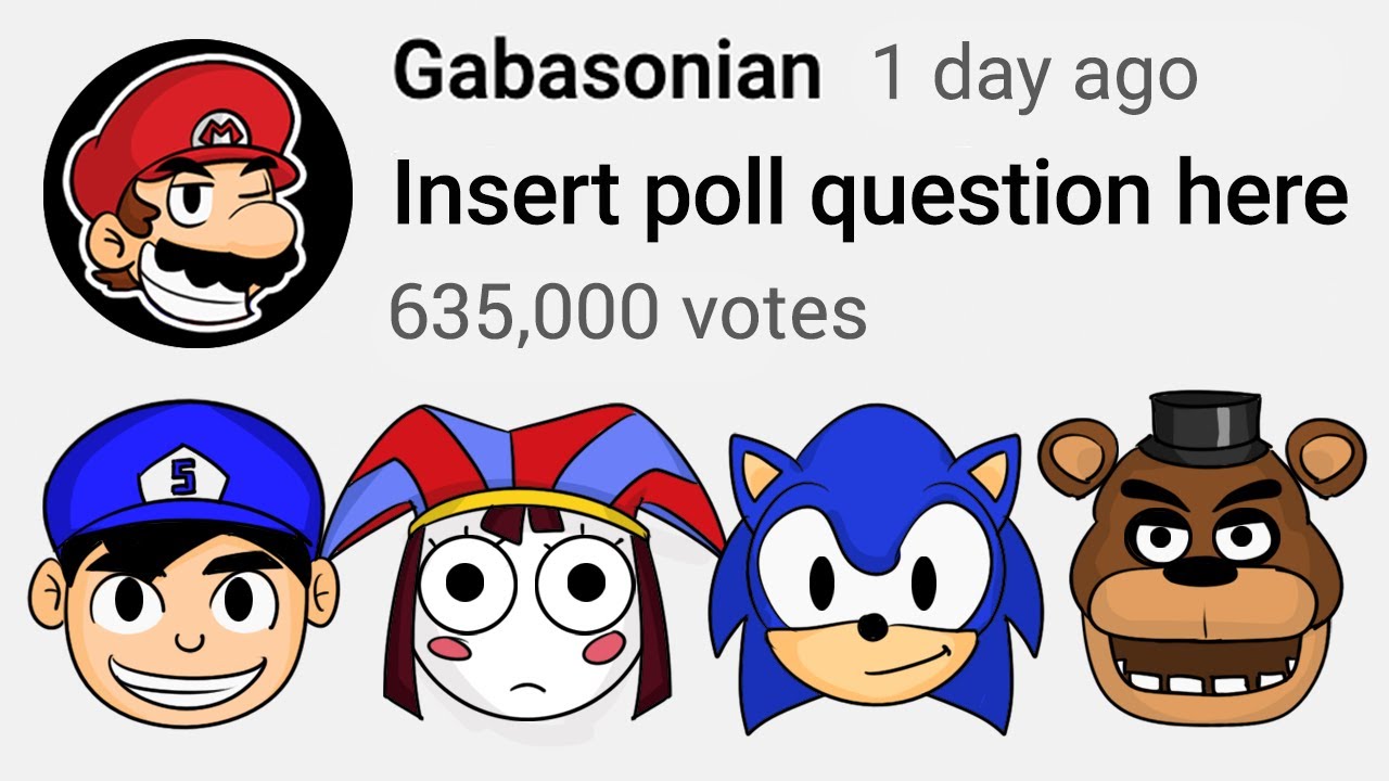 Funny Mario Poll Compilation 5 - SMG4, TADC, Sonic, FNAF