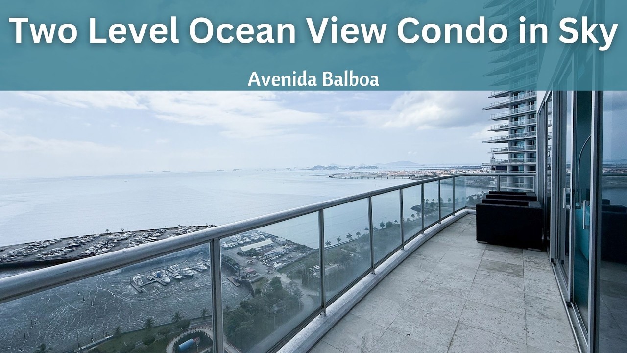 Two Level Ocean View Condo in Sky with Views from Both Bedrooms