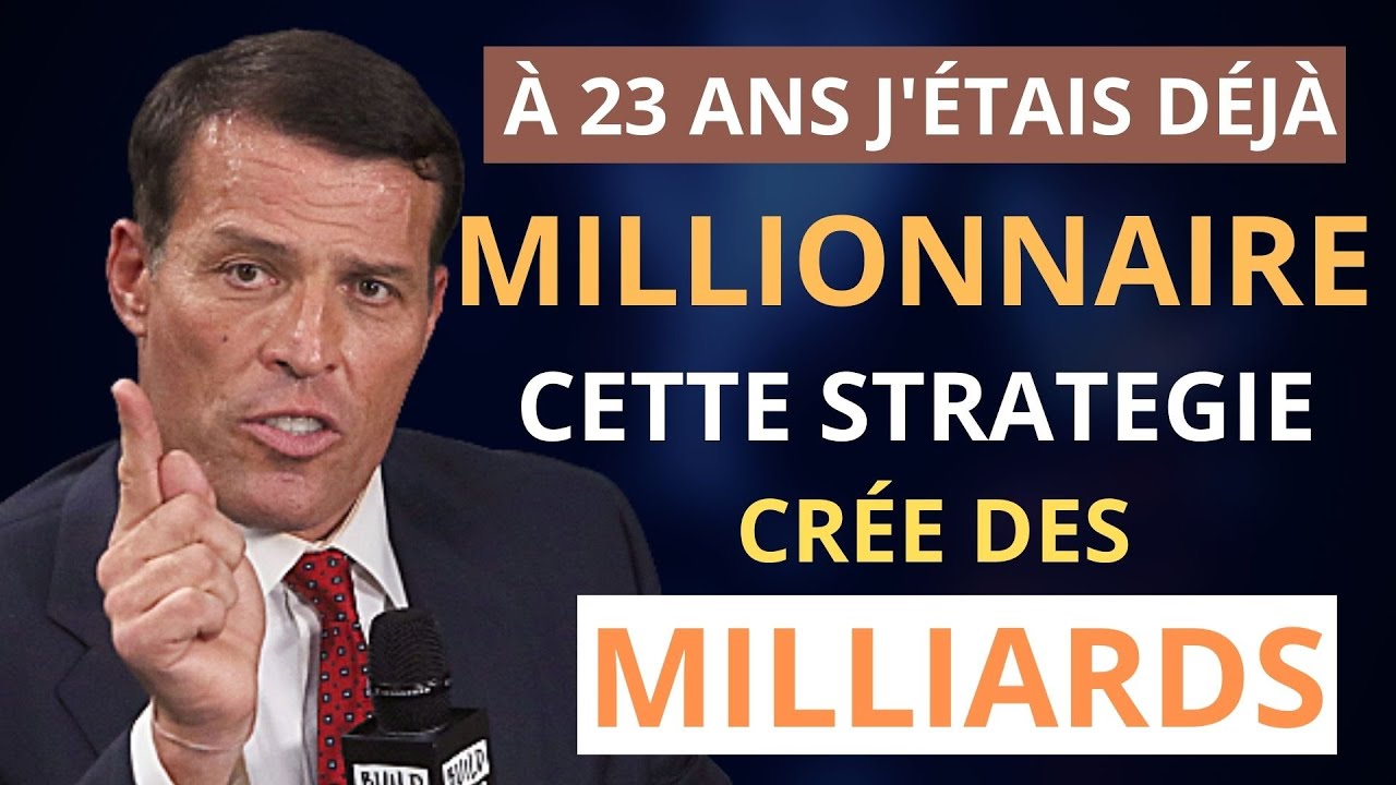 J'étais Passé de 38 000$ à 1 Million à 23 ans. Tony Robbins Explique la stratégie.