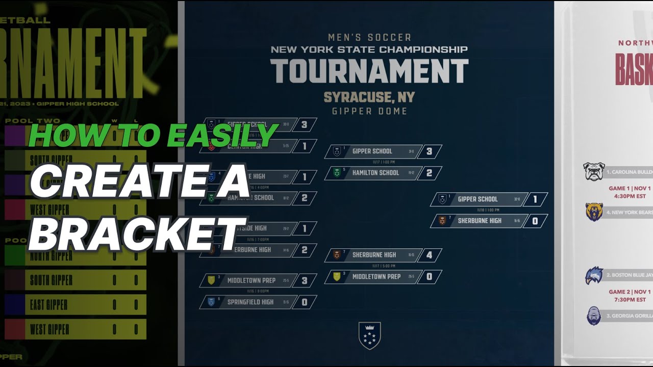Easiest Way To Create Tournament Bracket