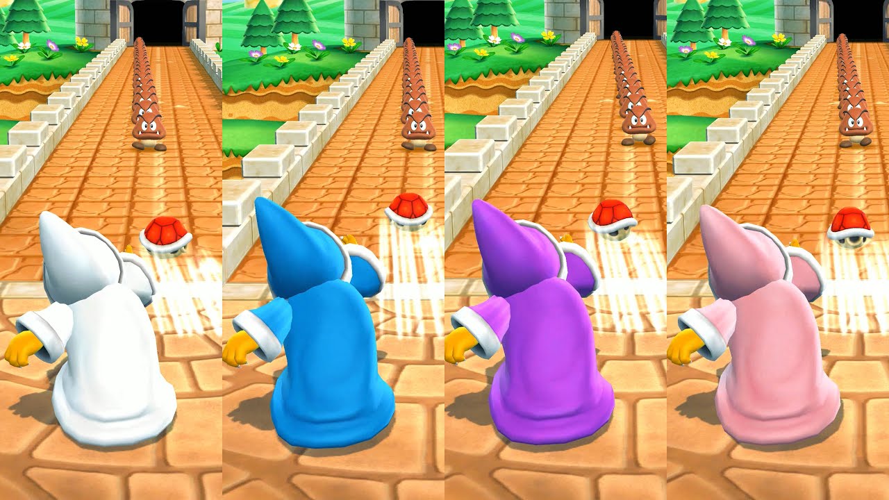 Mario Party 9 Mod - Step It Up 7 Wins - Waluigi Vs Koopa Troopa Vs Kamek Vs Birdo #Stepitup7Wins