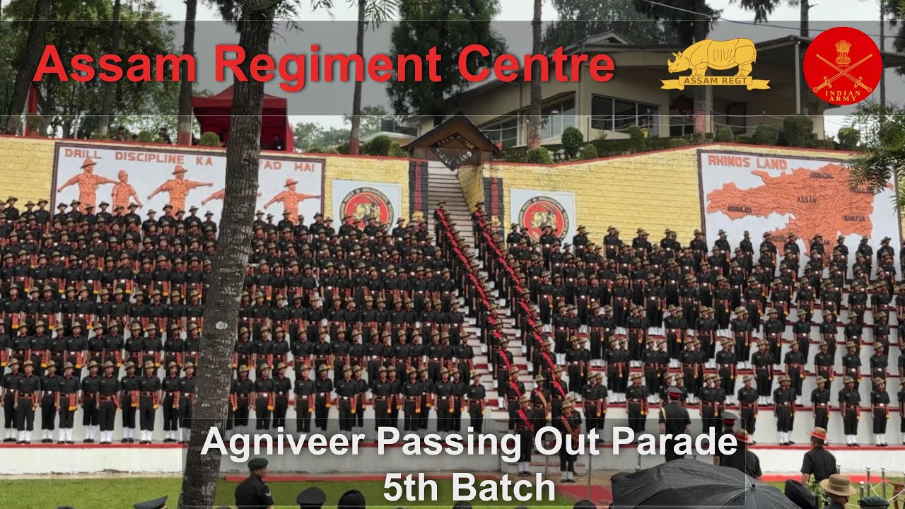 Passing out parade, Agniveer 5th batch - Assam Regiment Centre Shillong