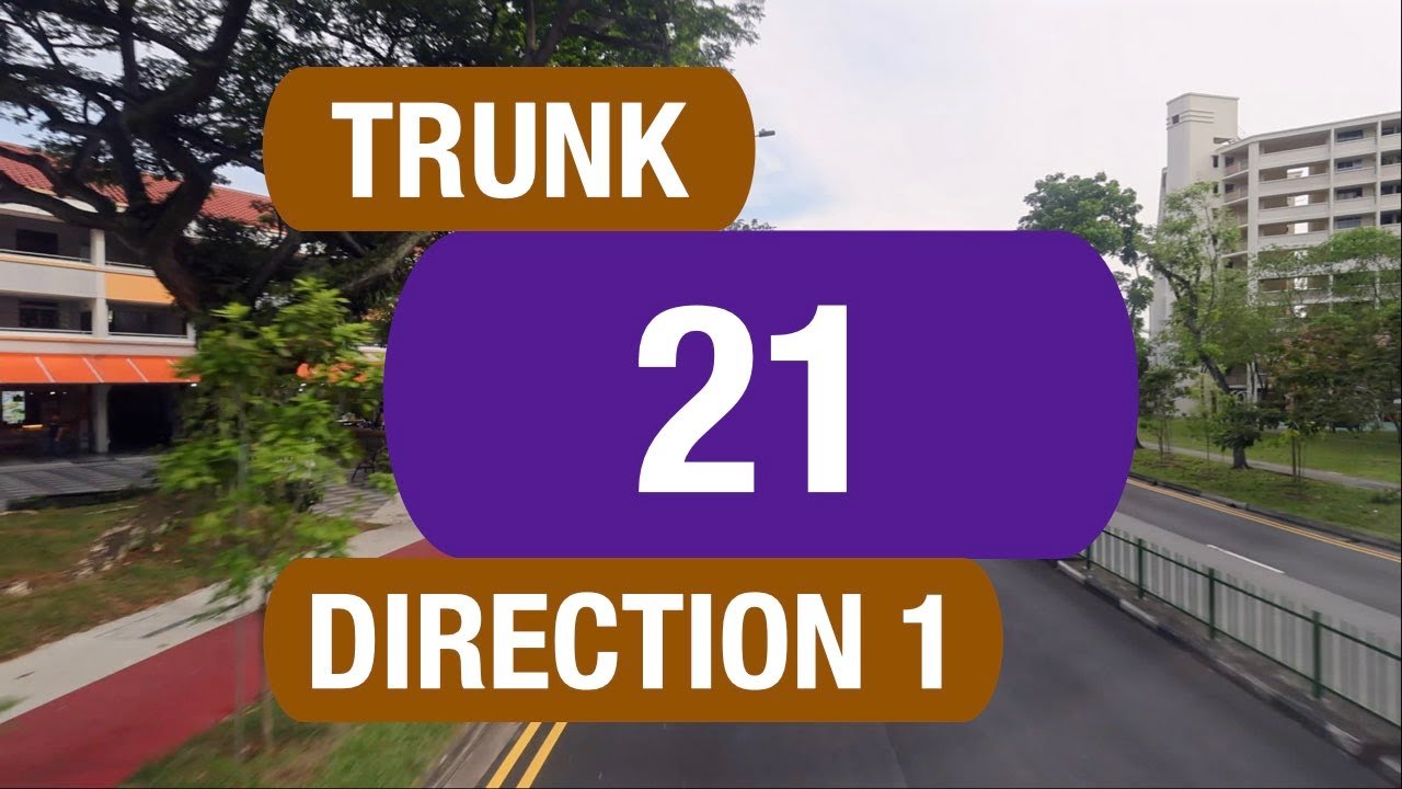 SBS Transit Trunk 21 (Direction 1) | Bus Service Route Visual