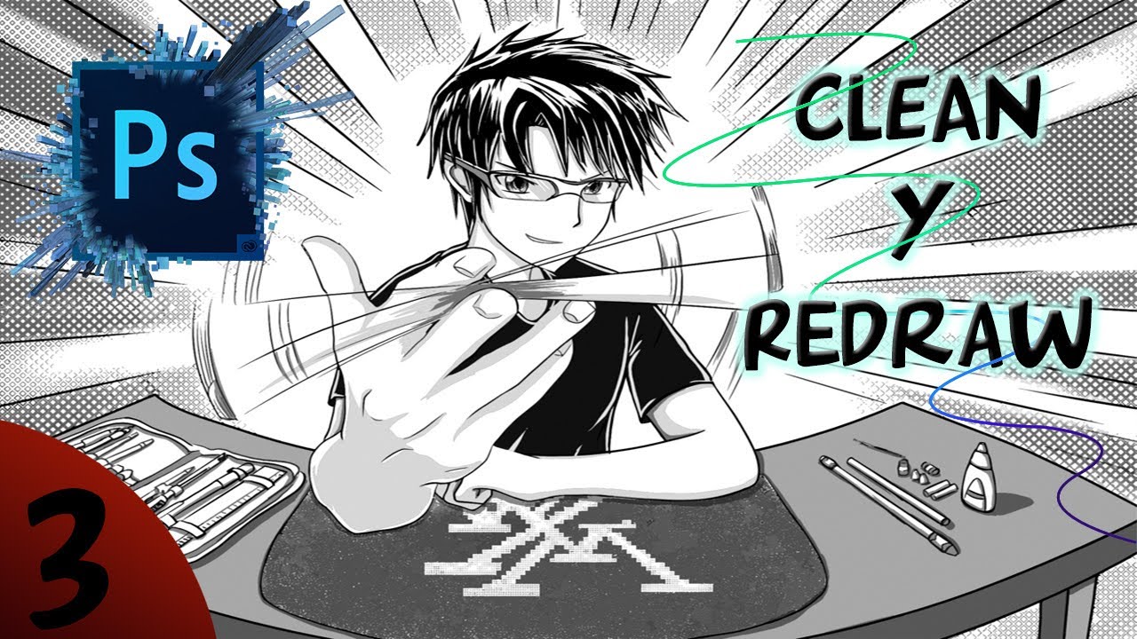 °Tutorial° Clean y Redraw [3]  Photoshop