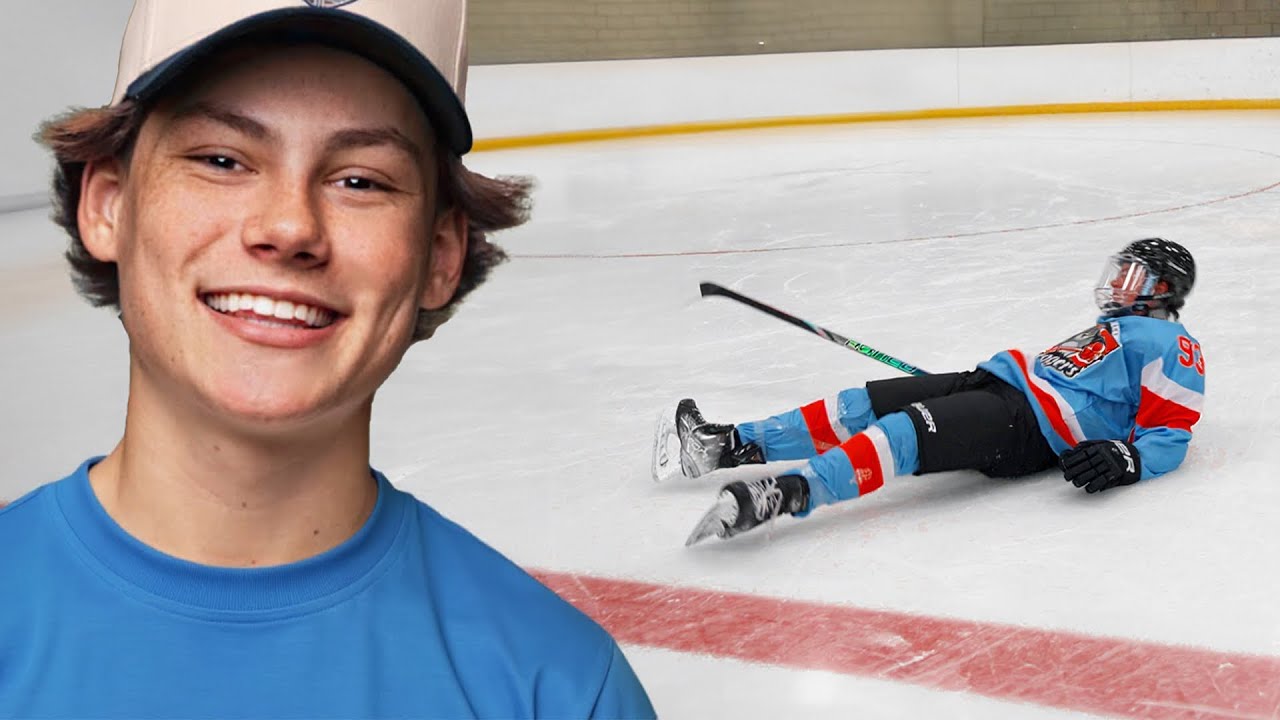 Teaching Maddox Batson Hockey in 24 Hours