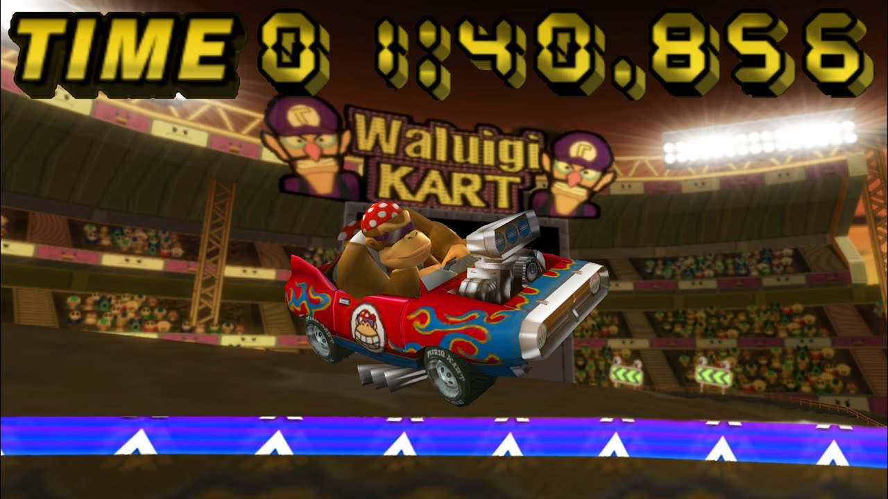 [MKWii TAS] GCN Waluigi Stadium (No Glitch) - 1:40.856 (Kart)