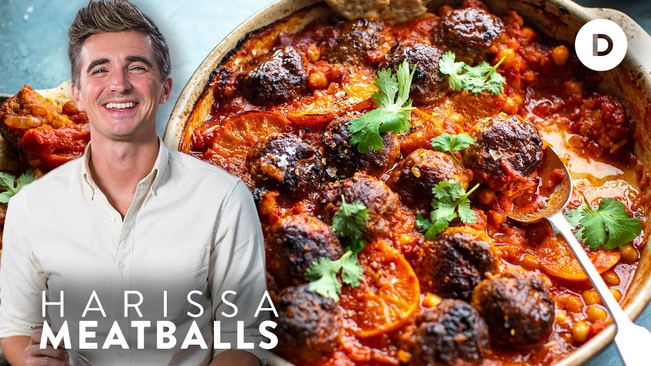 EASY Harissa Meatballs!