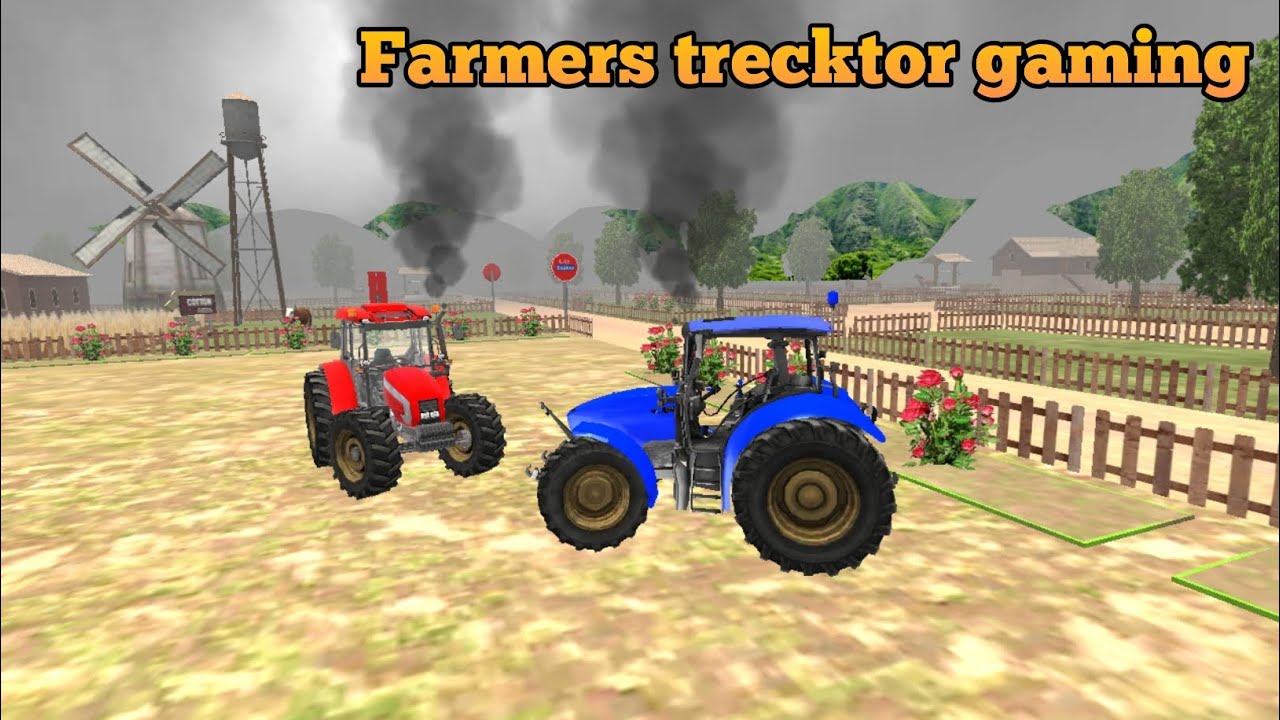 #video Farmers trecktor gaming video || Gammer Rakesh || YouTube gaming video 