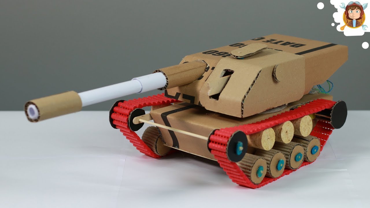 Cómo Hacer Un Tanque a Control que Dispare