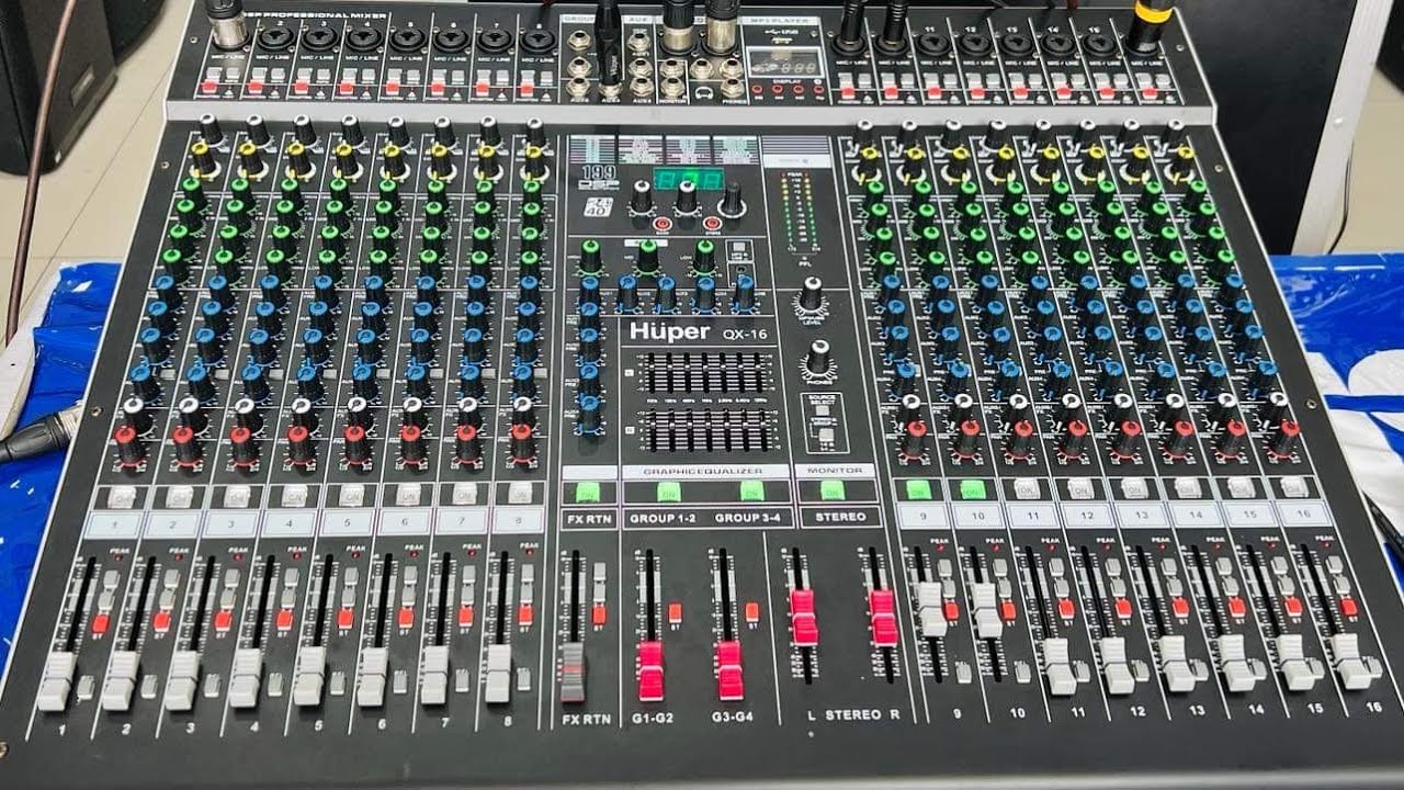 MIXER HUPER QX16 REVIEW DETAIL sebelum dikirim ke sulawesi tenggara