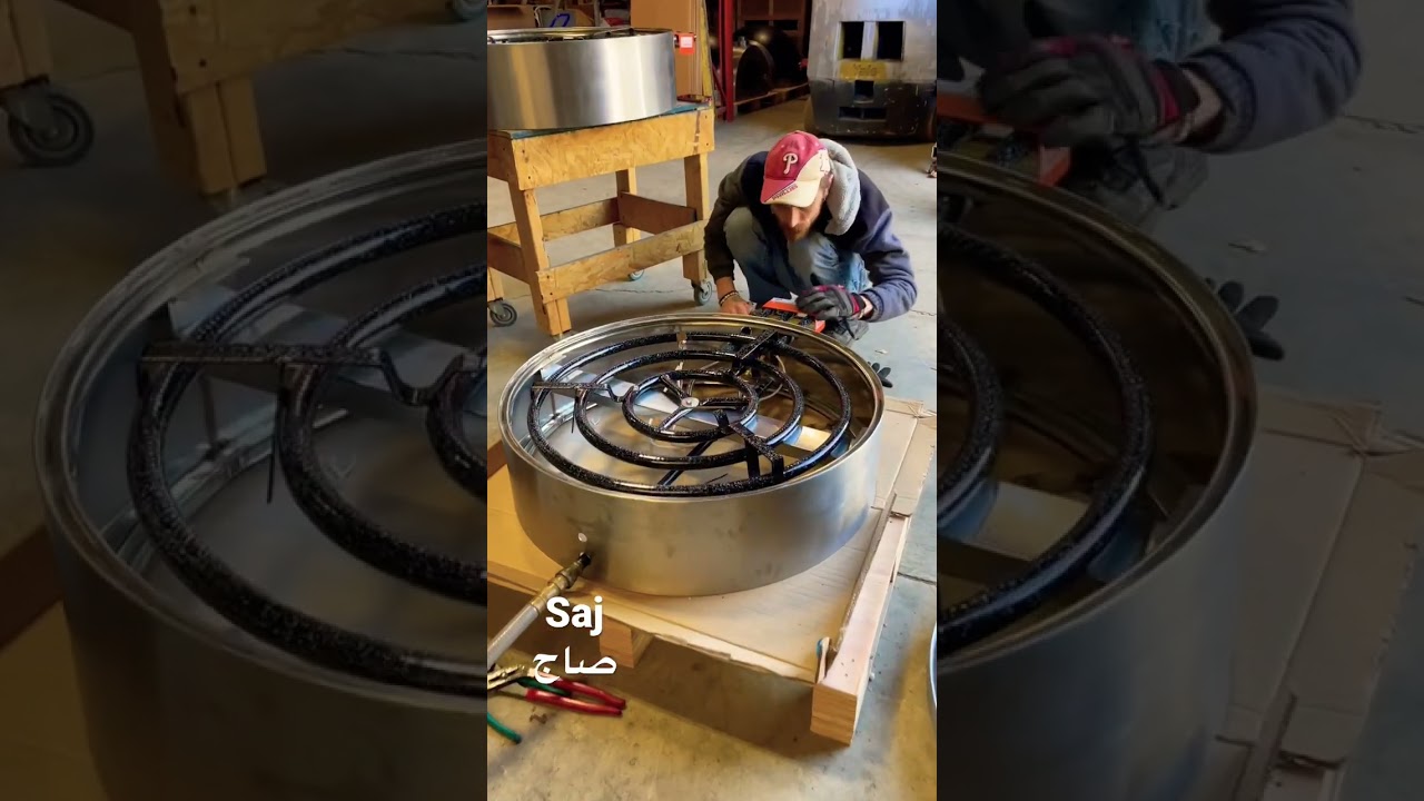 Saj Bread Maker &rlm;خبز الصاج See how we make the Oven