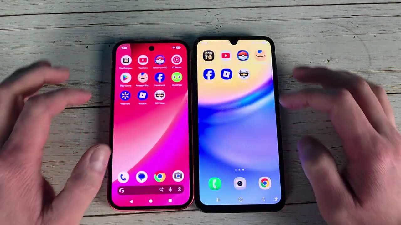 Google Pixel 10a Vs Samsung A15 Speed Test Comparison 