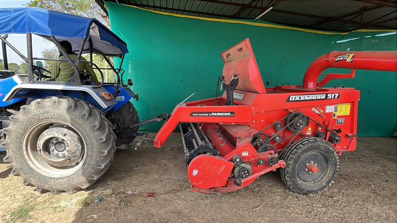 Servicing Dashmesh 517 RPM Changee Straw reaper For Season 🌾