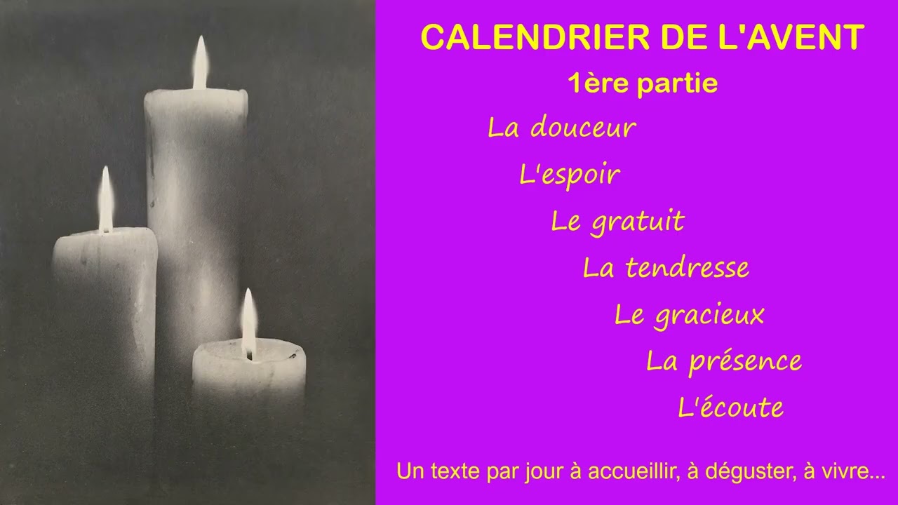 Calendrier de l'Avent 1