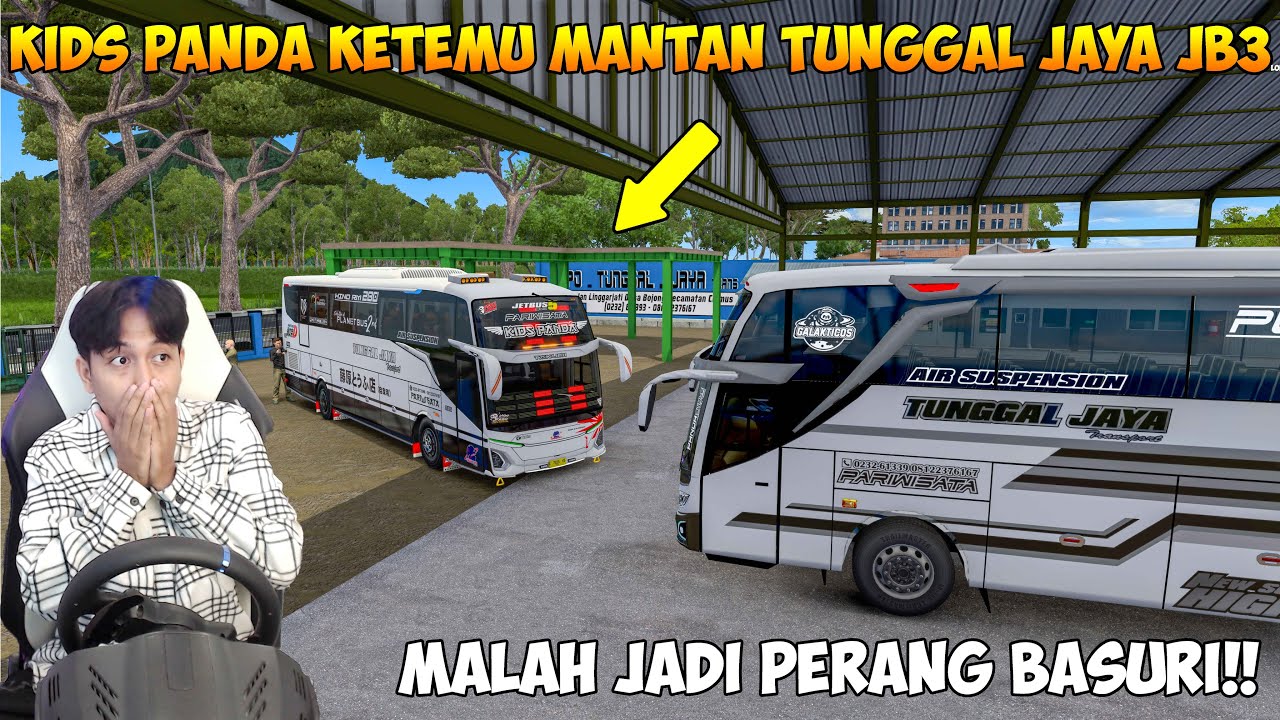 KIDS PANDA KETEMU MANTAN TUNGGAL JAYA JB3 DI GARASI !! MALAH JADI PERANG BASURI